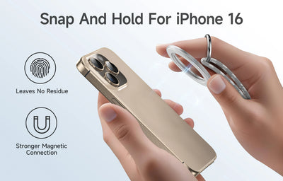 Magnetic Ring with Lanyard for Magsafe, MagSafe Accessories Compatible iPhone 16/15/14/13/12 Series,Android